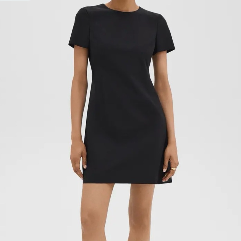 Theory Black Mini Dress